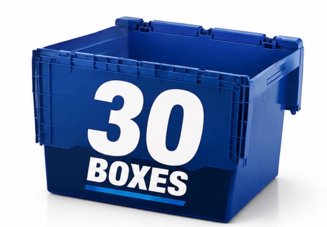30 Boxes — Move Ready